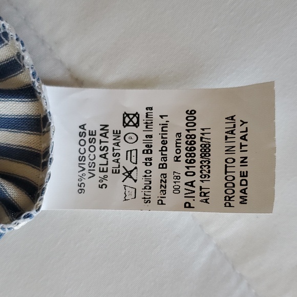 Meghan blue and white stripped long sleeve shirt - Picture 5 of 7